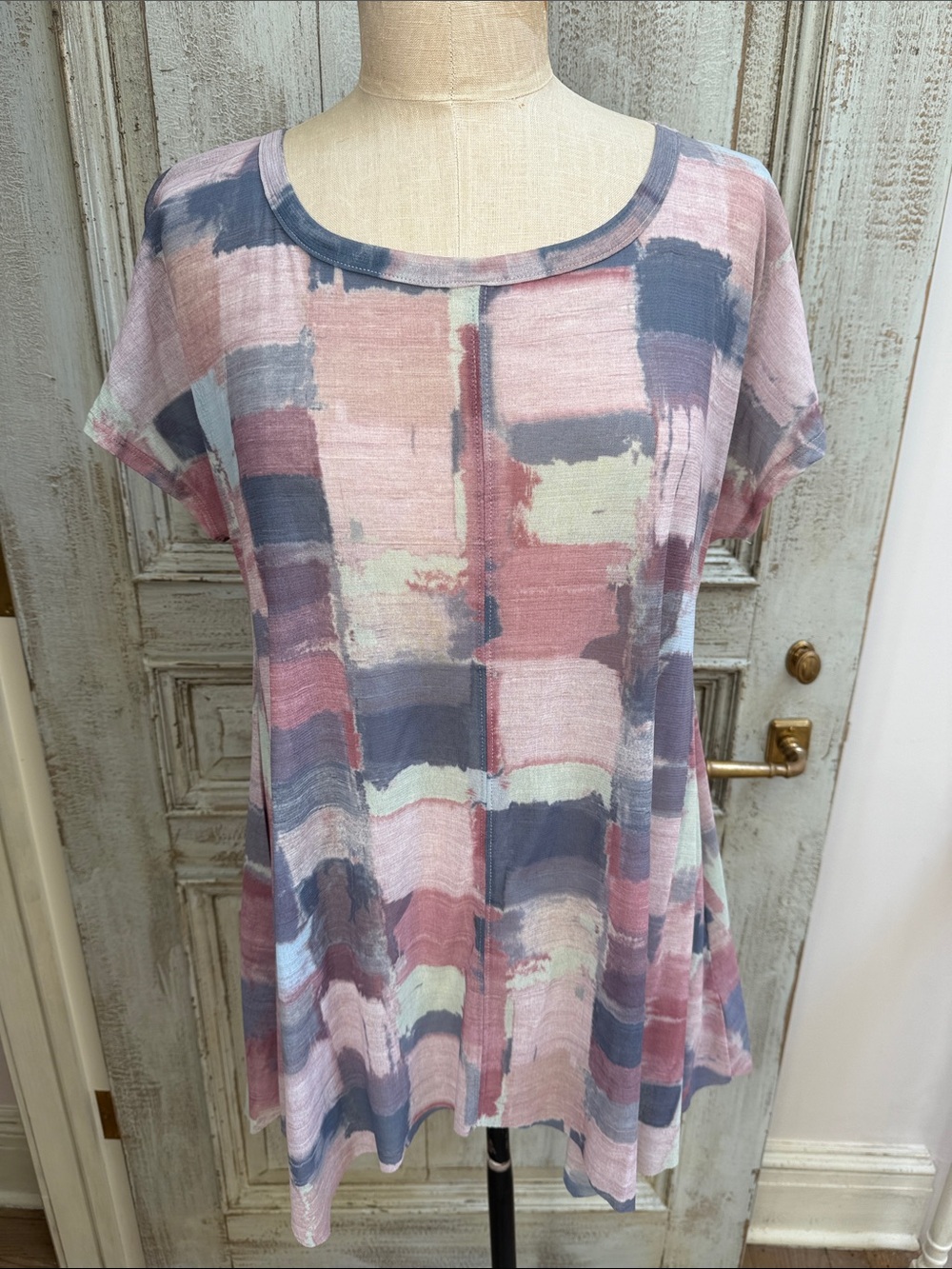 Sheer printed top